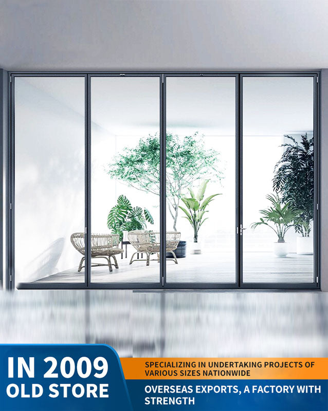 80 series heavy-duty aluminum alloy folding door: balcony and villa partition