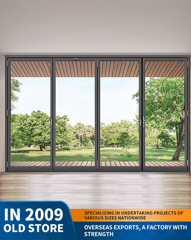 80 series heavy-duty aluminum alloy folding door: balcony and villa partition