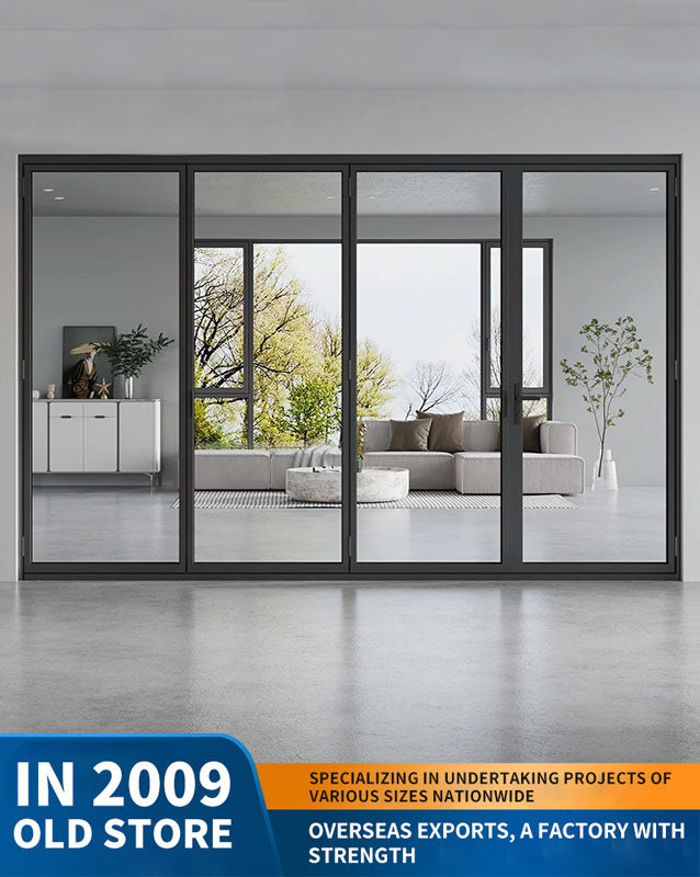 80 series heavy-duty aluminum alloy folding door: balcony and villa partition