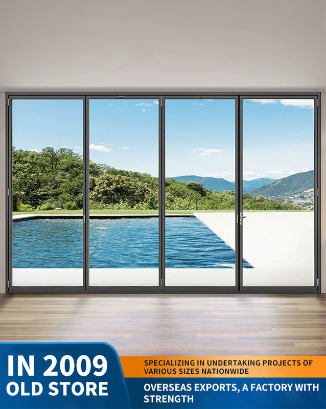 80 series heavy-duty aluminum alloy folding door: balcony and villa partition
