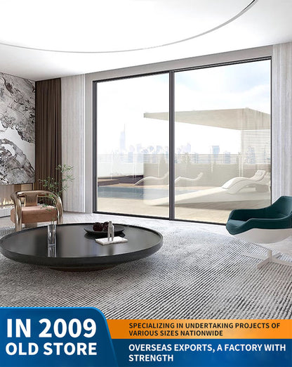 panoramic sliding door: large moving door, wind-resistant outdoor sliding door