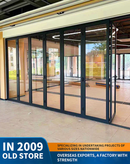 70 series folding door: car wash shop door, commercial shop door, aluminum alloy folding door
