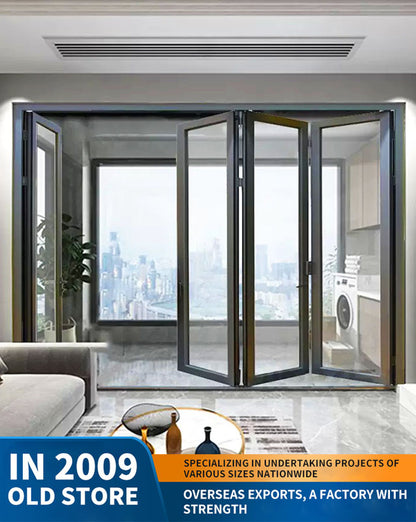 70 series folding door: car wash shop door, commercial shop door, aluminum alloy folding door