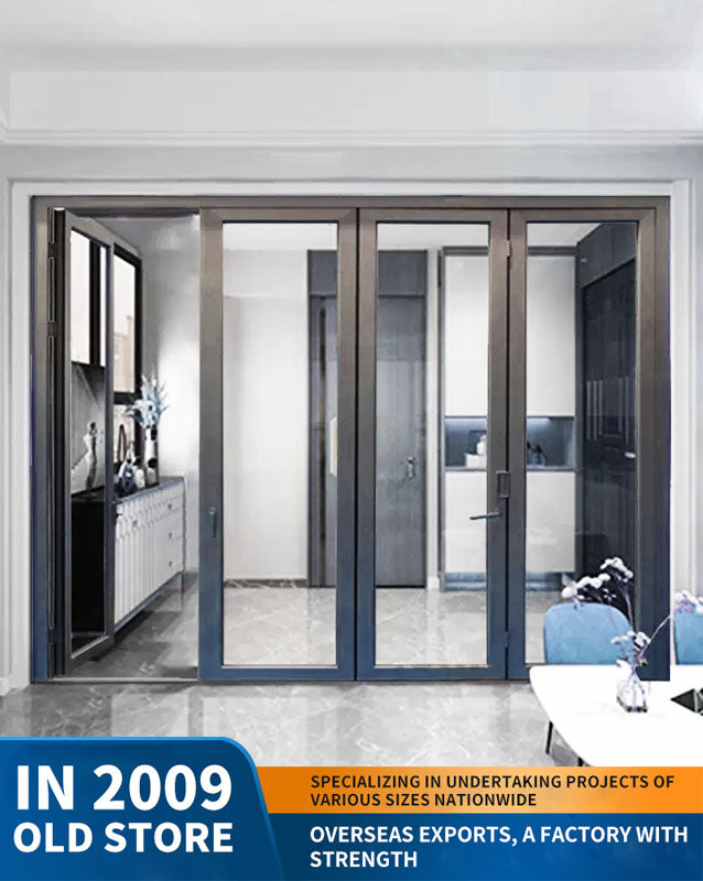 70 series folding door: car wash shop door, commercial shop door, aluminum alloy folding door