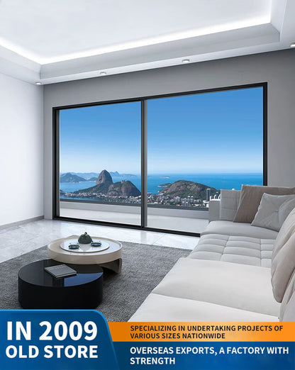 panoramic sliding door: large moving door, wind-resistant outdoor sliding door