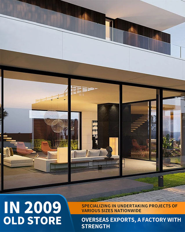 panoramic sliding door: large moving door, wind-resistant outdoor sliding door