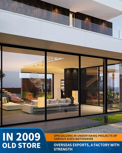 panoramic sliding door: large moving door, wind-resistant outdoor sliding door
