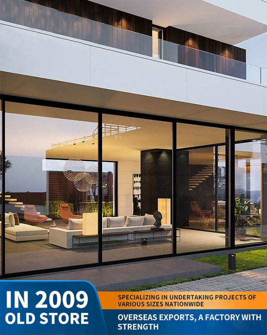 panoramic sliding door: large moving door, wind-resistant outdoor sliding door
