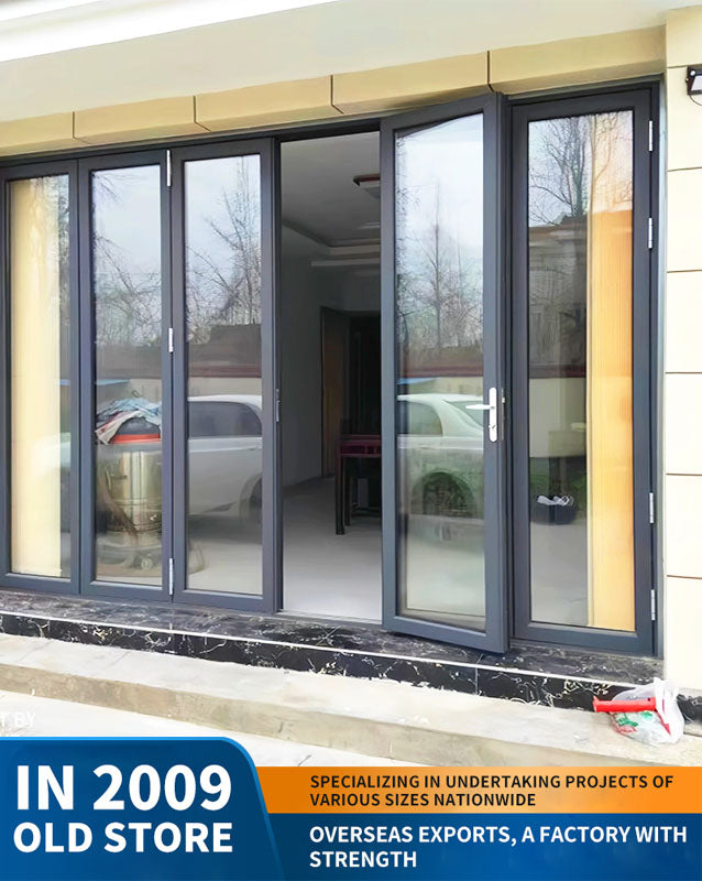 70 series folding door: car wash shop door, commercial shop door, aluminum alloy folding door