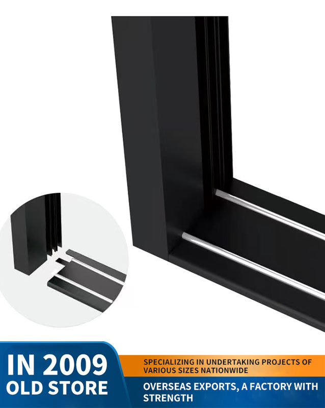 narrow-frame sliding door: kitchen and balcony glass door partition