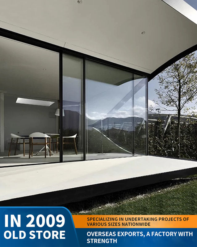 panoramic sliding door: large moving door, wind-resistant outdoor sliding door