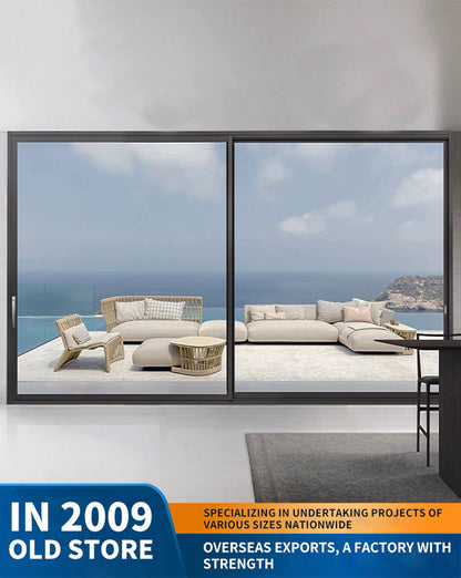 panoramic sliding door: large moving door, wind-resistant outdoor sliding door