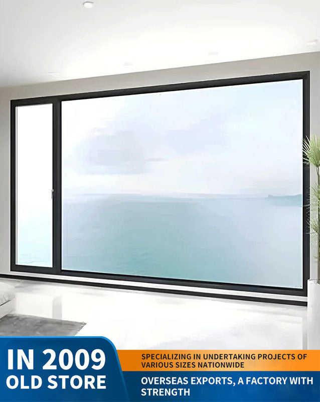 panoramic suspended lifting window: bedroom sound-insulating window, balcony-enclosing window