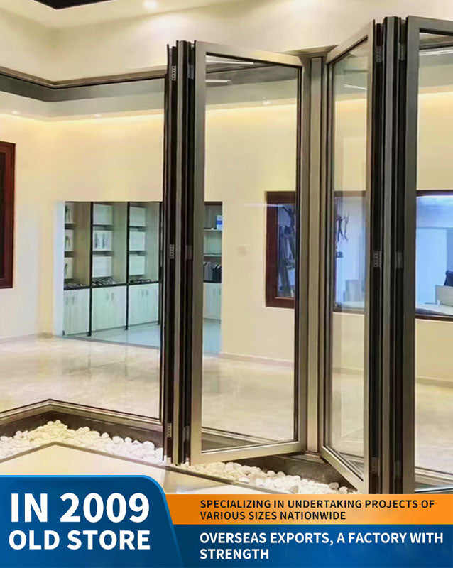 80 series heavy-duty aluminum alloy folding door: balcony and villa partition
