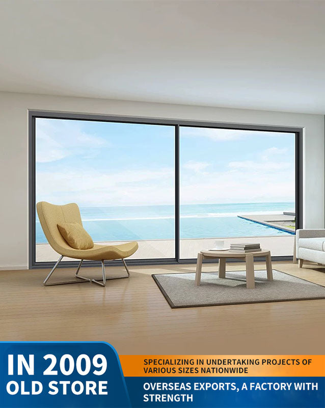 panoramic sliding door: large moving door, wind-resistant outdoor sliding door