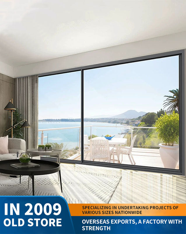panoramic sliding door: large moving door, wind-resistant outdoor sliding door