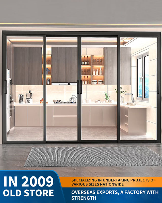 heavy-duty sliding door: sound-insulating living room, kitchen and entrance door