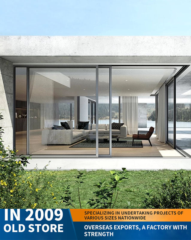 panoramic sliding door: large moving door, wind-resistant outdoor sliding door