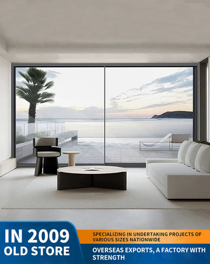 panoramic sliding door: large moving door, wind-resistant outdoor sliding door