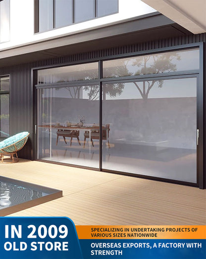 panoramic sliding door: large moving door, wind-resistant outdoor sliding door