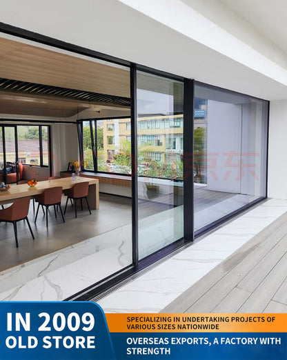 panoramic sliding door: large moving door, wind-resistant outdoor sliding door