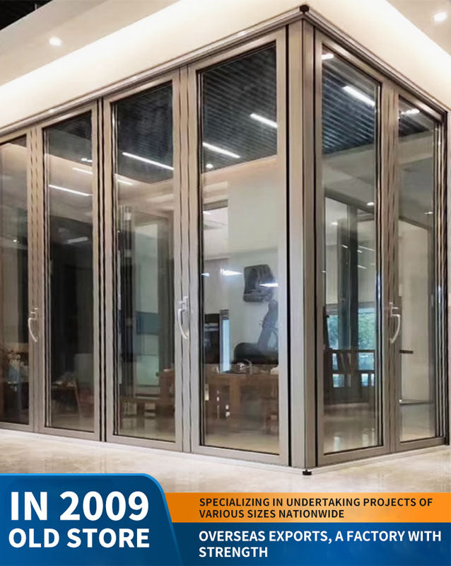 80 series heavy-duty aluminum alloy folding door: balcony and villa partition