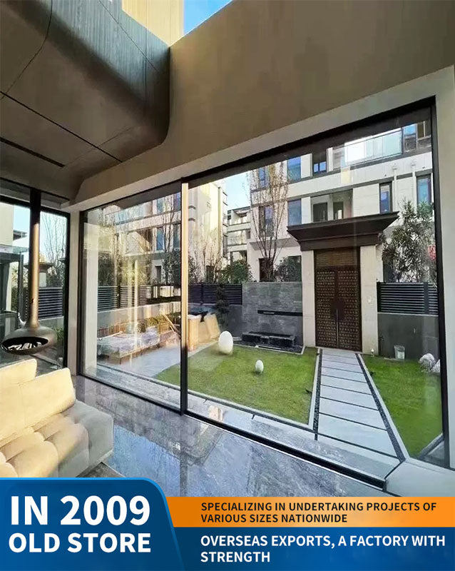 panoramic sliding door: large moving door, wind-resistant outdoor sliding door