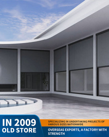 aluminum alloy pavilion, courtyard outdoor sunshade and rain shelter