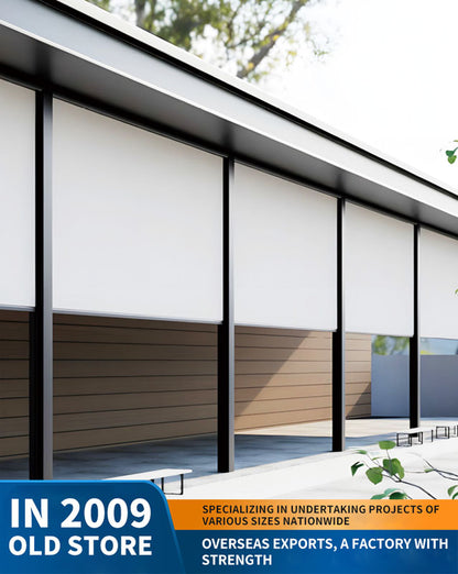 aluminum alloy pavilion, courtyard outdoor sunshade and rain shelter