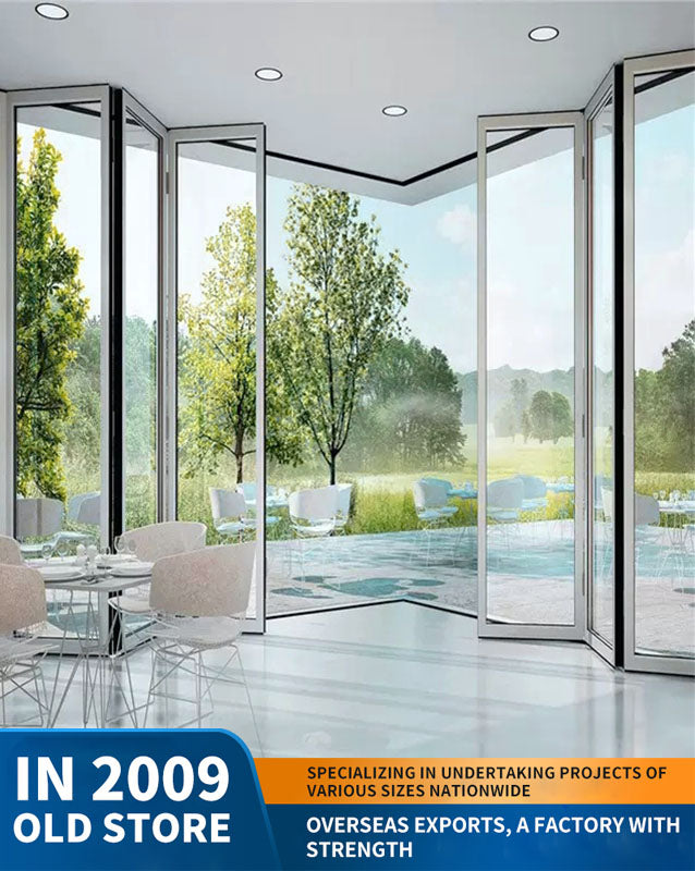 70 series folding door: car wash shop door, commercial shop door, aluminum alloy folding door