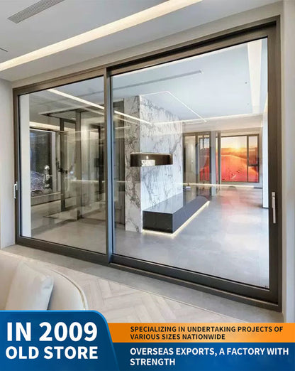 panoramic sliding door: large moving door, wind-resistant outdoor sliding door