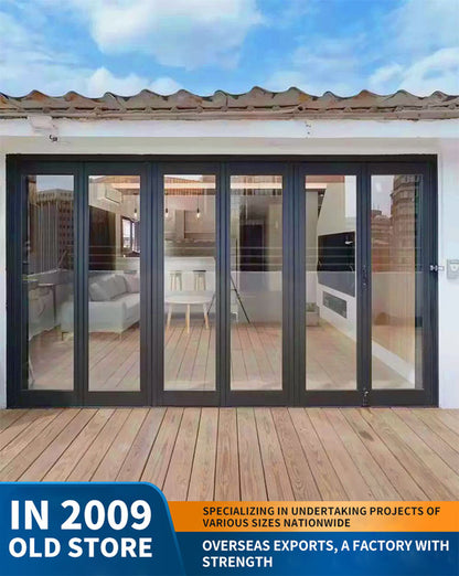 70 series folding door: car wash shop door, commercial shop door, aluminum alloy folding door