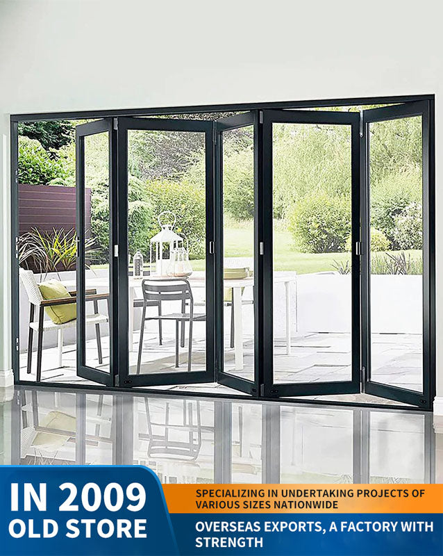 80 series heavy-duty aluminum alloy folding door: balcony and villa partition