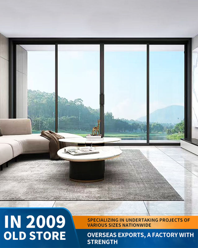 narrow-frame sliding door: kitchen and balcony glass door partition