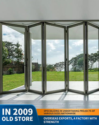 80 series heavy-duty aluminum alloy folding door: balcony and villa partition