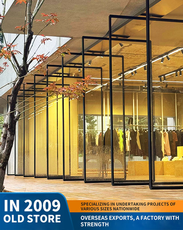 360-degree revolving door, central-axis glass door, meeting room and study partition