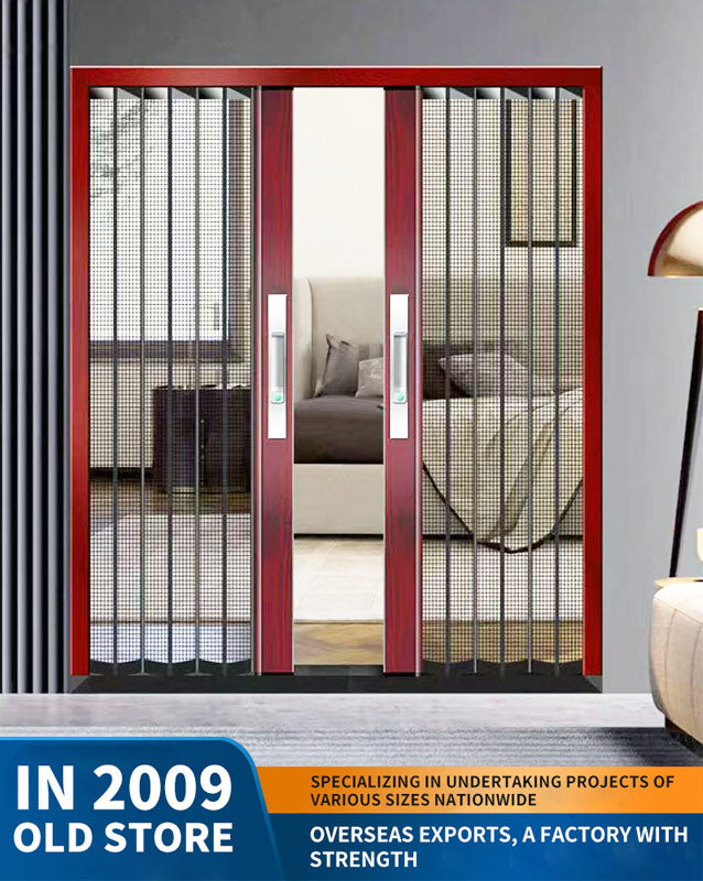 Retractable Invisible Screen Door